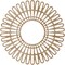 Ekena Millwork Cornelius Wood Fretwork Pierced Ceiling Medallion, Red Oak, 36"OD x 13 3/8"ID x 1/4"T CMWP36X0250CRRO - alternate 4